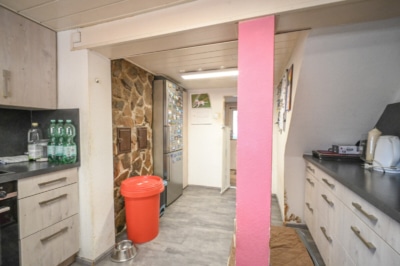DIETZ: 2 Wohnungen! Haupthaus mit 110qm + Nebengebäude mit 54m² in zentraler Lage von Münster! - Küche EG (697852)