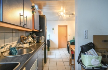 DIETZ: 2 Wohnungen! Haupthaus mit 110qm + Nebengebäude mit 54m² in zentraler Lage von Münster! - Küche EG Nebeng. (672453)