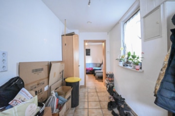 DIETZ: 2 Wohnungen! Haupthaus mit 110qm + Nebengebäude mit 54m² in zentraler Lage von Münster! - Flurbereich EG Nebeng. (672461)