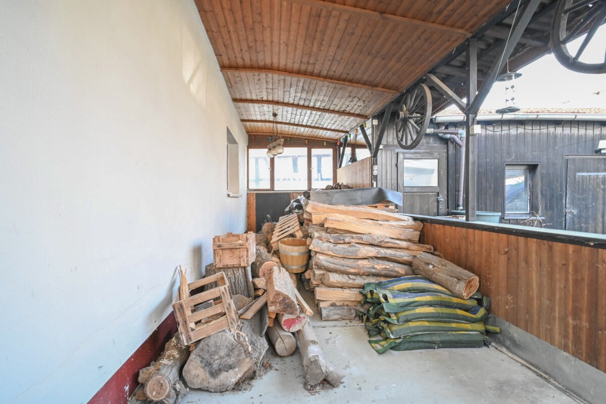 Überdachte Terrasse