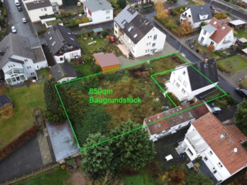 DIETZ: Baugrundstück in besonderer Wohnlage für Ihre Villa, Doppelhäuser oder Mehrfamilienhaus! - Luftaufnahme (642562)