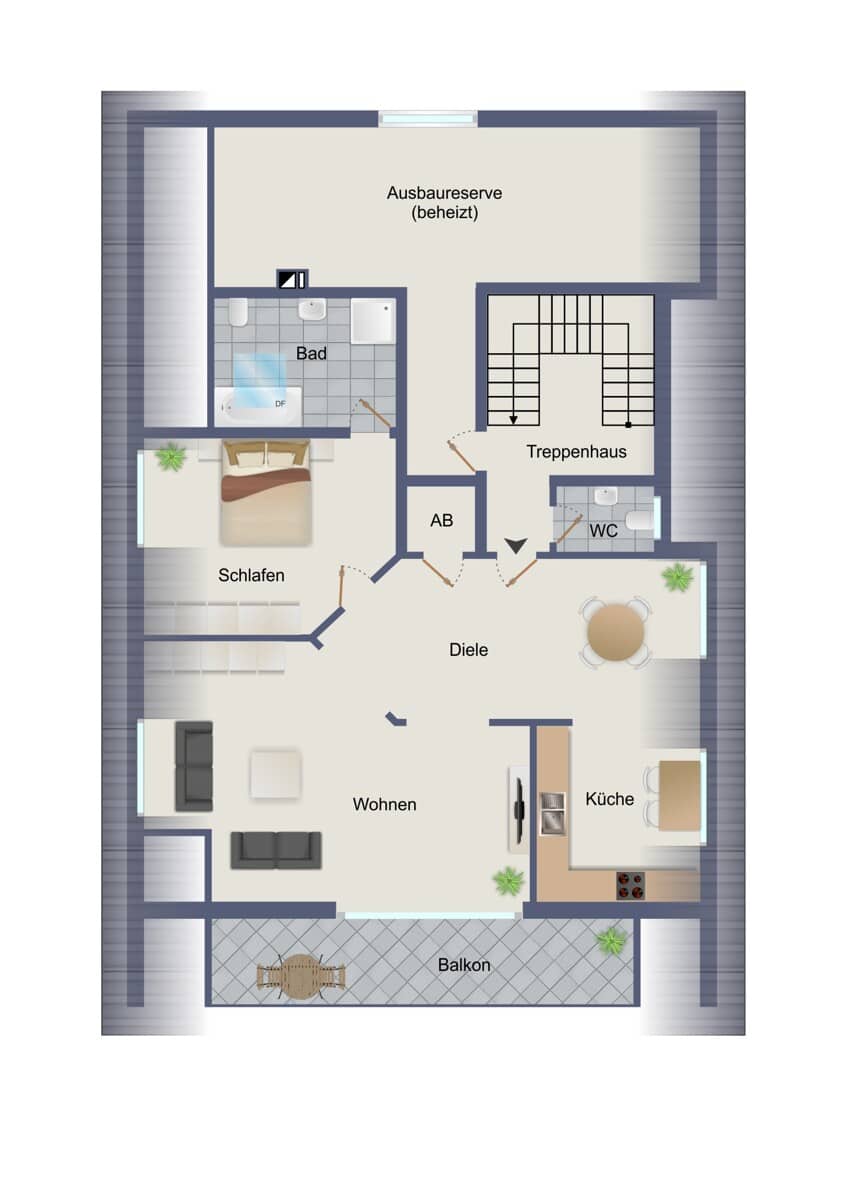 Grundriss Dachgeschoss