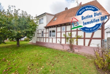 DIETZ: Gepflegtes Fachwerkhaus mit Garten, kleinem Nebengebäude im Babenhausen OT Harpertshausen! - Fachwerkhaus (643342)