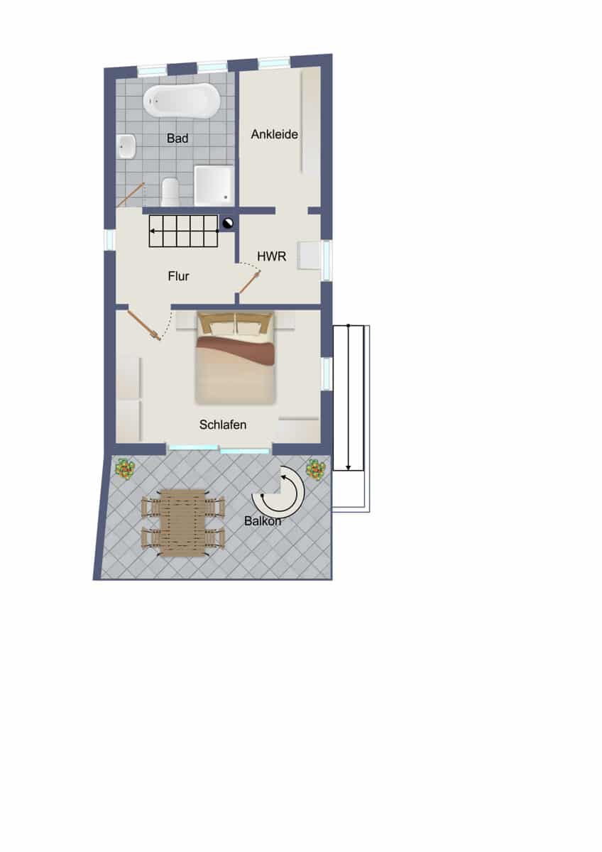 Grundriss Obergeschoss