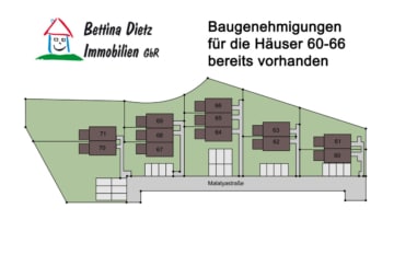 DIETZ: 3 Reihenhausgrundstücke Bebaubar nach Bebauungsplan – im Neubaugebiet Kaisergärten! - Reihenhausgrundstücke 67+68+69 (687723)