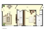 Grundriss - Gepflegte 2-Zimmerwohnung im 3. OG mit EBK, Kellerraum und KFZ-Stellplatz in Dieburg!