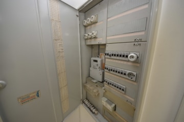 DIETZ: 3 Wohnungen in 2 Häusern inklusive 3 Garagen, Innenhof und Garten Schaafheim - Zählerkasten Nebengebäude (639872)