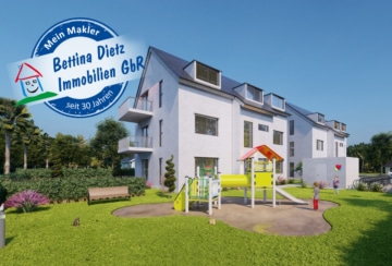 DIETZ: Bauträgergrundstück mit Baugenehmigung für 2 Mehrfamilienhäuser! TOP Lage und S-Bahn-nah! - Außenansicht (637117)