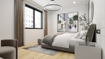 DIETZ: Bauträgergrundstück mit Baugenehmigung für 2 Mehrfamilienhäuser! TOP Lage und S-Bahn-nah! - Schlafzimmer 1 von 3 OG (637128)