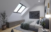 Schlafzimmer 1 von 2 DG - DIETZ: Bauträgergrundstück mit Baugenehmigung für 2 Mehrfamilienhäuser! TOP Lage und S-Bahn-nah!