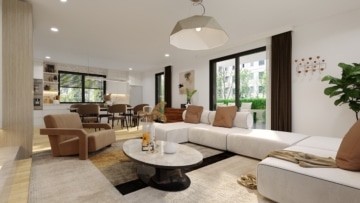 DIETZ: Bauträgergrundstück mit Baugenehmigung für 2 Mehrfamilienhäuser! TOP Lage und S-Bahn-nah! - Wohnen Essen Kochen EG (637136)