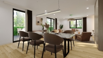 DIETZ: Bauträgergrundstück mit Baugenehmigung für 2 Mehrfamilienhäuser! TOP Lage und S-Bahn-nah! - Wohnen Essen Kochen EG (637137)