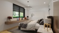 Schlafzimmer 1 von 3 EG - DIETZ: Bauträgergrundstück mit Baugenehmigung für 2 Mehrfamilienhäuser! TOP Lage und S-Bahn-nah!