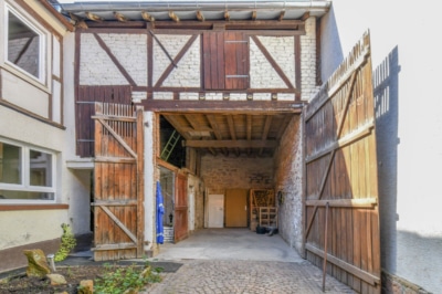 DIETZ: Modernisiertes Fachwerkhaus mit Nebengebäude – PV mit Speicher – in Schaafheim OT Mosbach! - Nebengebäude (697104)