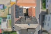 Draufsicht - DIETZ: Modernisiertes Fachwerkhaus mit Nebengebäude – PV mit Speicher – in Schaafheim OT Mosbach!