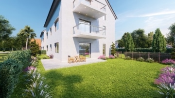 DIETZ: Bauträgergrundstück mit Baugenehmigung für 2 Mehrfamilienhäuser! TOP Lage und S-Bahn-nah! - Terrassenwohnungen mit Garten (688077)