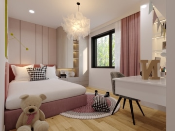 DIETZ: Bauträgergrundstück mit Baugenehmigung für 2 Mehrfamilienhäuser! TOP Lage und S-Bahn-nah! - Schlafzimmer 2 von 3 EG (688081)
