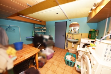 DIETZ: Eindrucksvolles 2-Familienhaus-Anwesen in attraktiven Wohnlage von Klein-Zimmern! - Waschküche (642132)