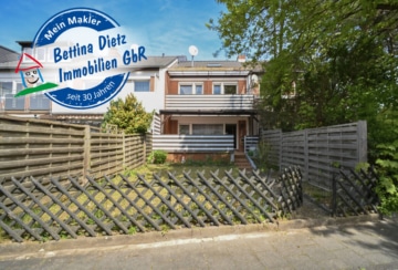 DIETZ: REDUZIERT! Reihenmittelhaus mit Garage, Keller und Garten in beliebter Lage Dieburgs! - Außenansicht (676620)