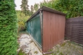 DIETZ: Vermietetes, modernisiertes 2FH mit großem Erweiterungspotenzial mit Garage in Hasselroth! - Gartenschuppen
