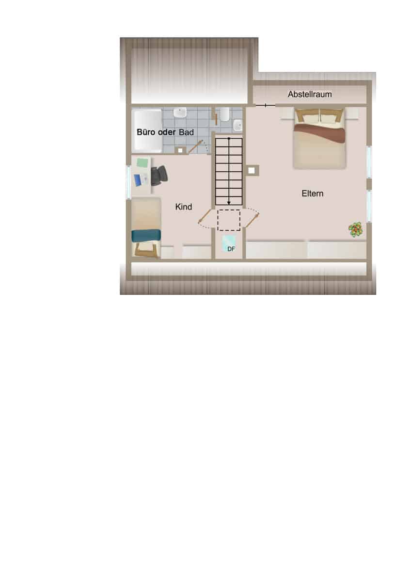 Grundriss Dachgeschoss