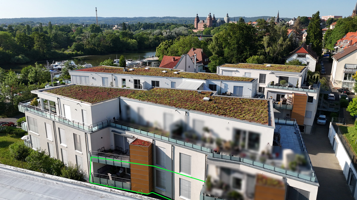 Blick Richtung Schloß