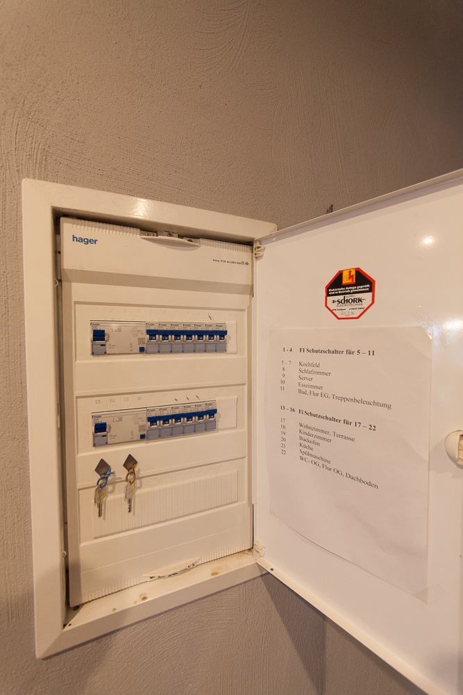 Unterverteilung Elektrik