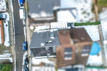 DIETZ: Bezahlbares modernisiertes EFH mit Garage – PV – Klima – Wärmepumpe in Kleestadt! - Draufsicht (659620)