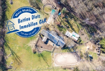DIETZ: Reitgelände mit Stallungen für 13 Pferdeboxen auf 1,5 ha zu vermieten! Nur 20 Min von FFM! - Reitgelände (666297)