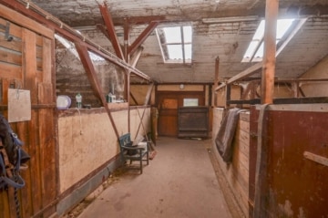 DIETZ: Reitgelände mit Stallungen für 13 Pferdeboxen auf 1,5 ha zu vermieten! Nur 20 Min von FFM! - Teil von Pferdeboxen (666329)