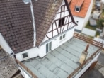 DIETZ: Provisionsfreie, renovierungsbedürftige Doppelhaushälfte mit 55qm Halle in Schaafheim - große Dachterrasse