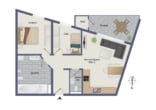 DIETZ: Bestlage! 3-Zimmer-Wohnung mit Garage Am Flosshafen in Aschaffenburg zu verkaufen! - Grundriss