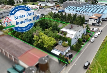 DIETZ: Wohn-und Geschäftshaus mit 817,73 qm Gesamtfläche! Genehmigte Bauvoranfrage für weiteren Bau!, 63110 Rodgau, Haus