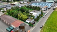 Luftansicht - DIETZ: Wohn-und Geschäftshaus mit 817,73 qm Gesamtfläche! Genehmigte Bauvoranfrage für weiteren Bau!