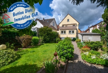 DIETZ: Modernisiertes 1-2 Familienhaus in Urberach! - Außenansicht (677174)