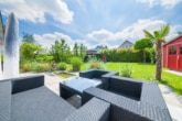 Garten - Neuwertiges Einfamilienhaus mit TOP-Ausstattung! Garage, gepflegter Garten in Hergershausen!