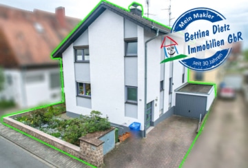 Gepflegte Doppelhaushälfte mit Terrasse und Garage in beliebter Wohngegend von Münster!, 64839 Münster, Doppelhaushälfte