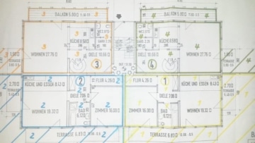 DIETZ: Modernisierte 2-Zimmer Terrassen-Gartenwohnung in beliebter Wohnlage von Eppertshausen - Aufteilungsplan - Wg 2 (652321)