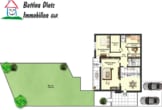Grundriss - DIETZ: Modernisierte 4,5 Zimmer-Wohnung mit Balkon, Garage und eigenem Garten – Direkter Zugang!