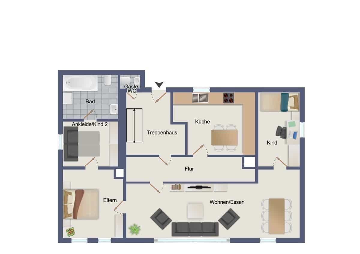 Grundriss Erdgeschoss