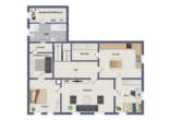 Grundriss Obergeschoss - DIETZ: Neu saniertes 2 bis 3 Familienhaus mit viel Platz für alle Generationen!