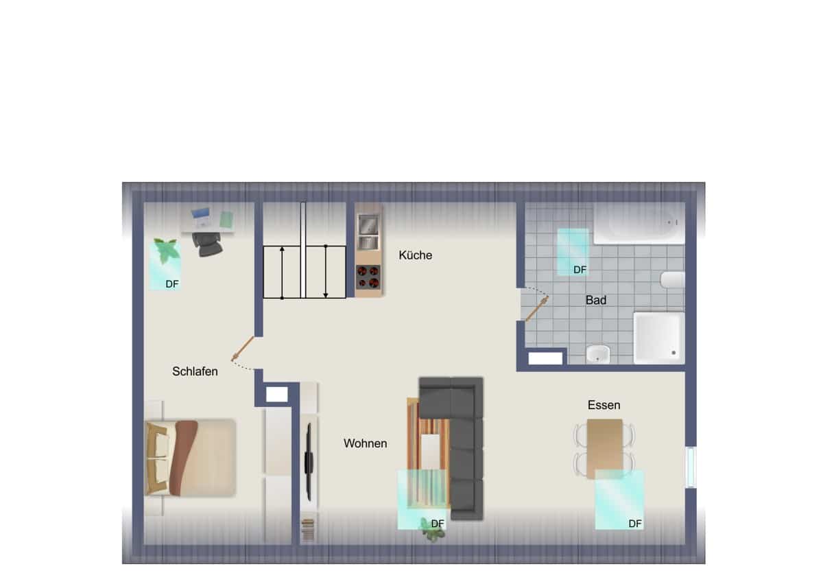 Grundriss Dachgeschoss