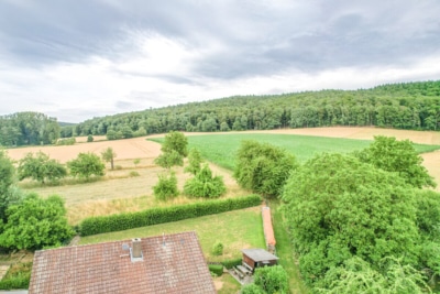DIETZ: Gepflegter Bungalow mit Garten, Garage und Keller in herrlicher Lage von Wiebelsbach! - Herrliche Lage (700313)