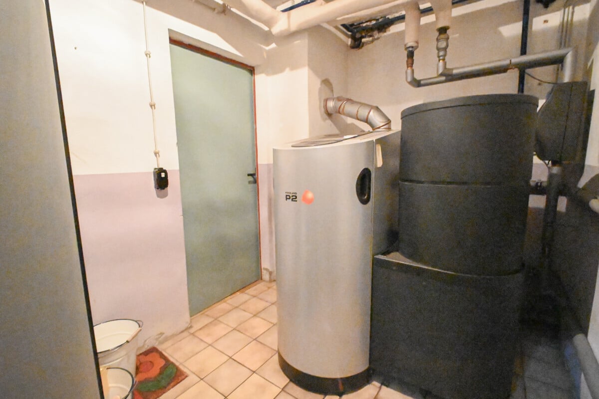 Heizungsraum mit Pelletslager KG