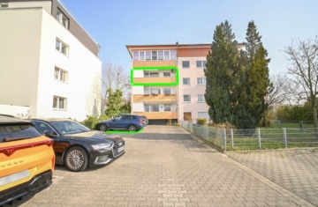 DIETZ: Gepflegte 3-Zimmerwohnung im 2.OG mit Balkon und PKW-Stellplatz in Münster! - Außenansicht (667790)