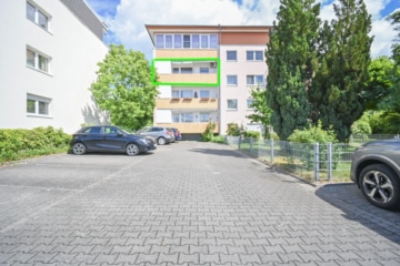 DIETZ: Gepflegte 3-Zimmerwohnung im 2.OG mit Balkon und PKW-Stellplatz in Münster! - Außenansicht (686173)