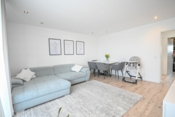 DIETZ: Gepflegte 3-Zimmerwohnung im 2.OG mit Balkon und PKW-Stellplatz in Münster! - Wohnzimmer (667791)