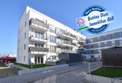 DIETZ: Moderne und helle 2-Wohnung im 2. OG , 1 Balkon, Aufzug und 1 TG-Stellplätzen in Rödermark! - Außenansicht (700801)
