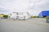 Außenansicht - DIETZ: Industriegebäude – Wohnen u. Arbeiten! Große Halle, Büroraum, Stellplätze und Betriebswohnung