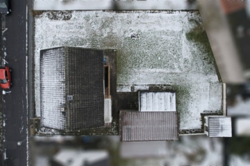 DIETZ: EFH im ruhigen Wohngebiet von Dieburg mit Garage, Freisitz und Garten auf 755 m² Grundstück - Draufsicht (662533)